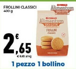 Conad Conad - Frollini Classici 400 G(ml) offerta
