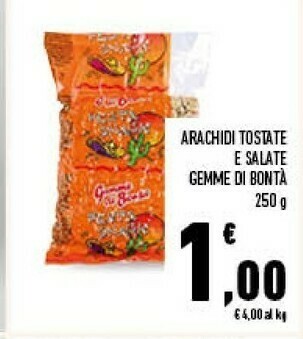 Conad Gemme Di Bonta Arachidi Tostate E Salate offerta