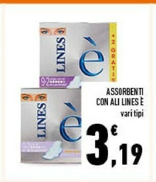 Conad Lines E Assorbenti offerta