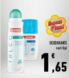 Conad Conad Deodoranti offerta