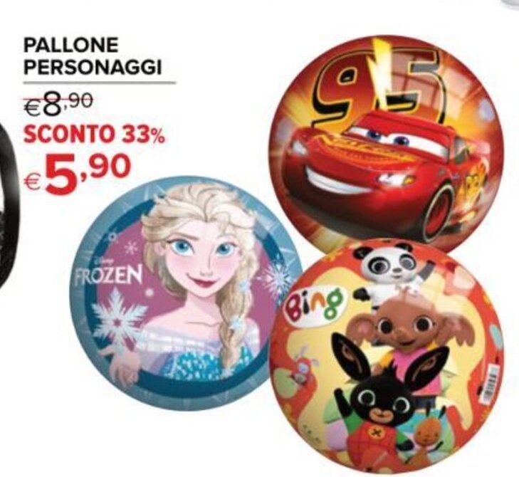 Iperal PALLONE PERSONAGGI offerta