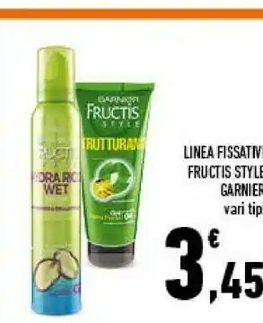 Conad Garnier Linea Fissativi Fructis Style offerta
