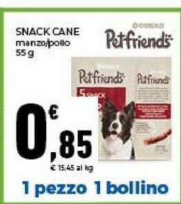 Conad Conad Snack Cane Manzo offerta
