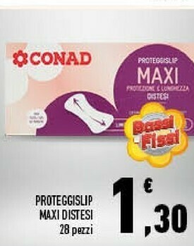Conad Conad Proteggislip Maxi Distesi offerta