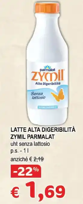 Crai LATTE ALTA DIGERIBILITÀ ZYMIL PARMALAT 1 l offerta