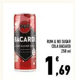 Conad Bacardi Rum& Sugar Cola offerta