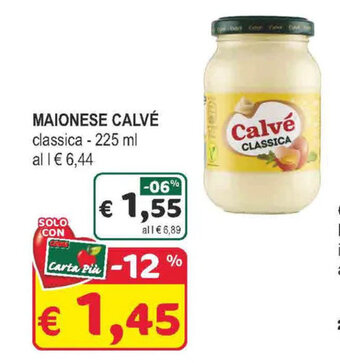 Crai MAIONESE CALVÉ classica - 225 ml offerta