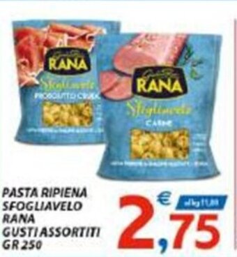 Vivo Supermercati PASTA RIPIENA SFOGLIAVELO RANA GUSTI ASSORTITI GR 250 offerta