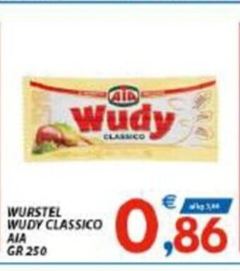 Vivo Supermercati WURSTEL WUDY CLASSICO AIA GR 250 offerta