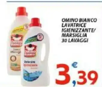 Vivo Supermercati OMINO BIANCO LAVATRICE IGIENIZZANTE MARSIGLIA 30 LAVAGGI offerta