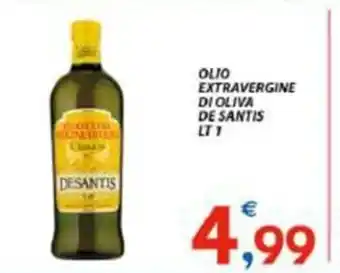 Vivo Supermercati OLIO EXTRAVERGINE DI OLIVA DE SANTIS LT 1 offerta