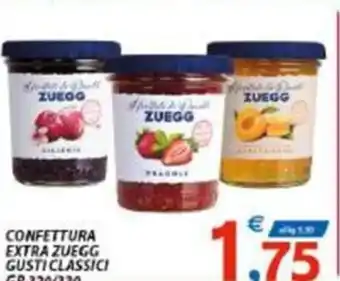 Vivo Supermercati CONFETTURA EXTRA ZUEGG GUSTI CLASSICI GR 320/330 offerta