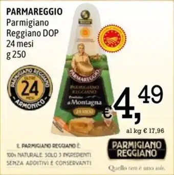 A&O PARMAREGGIO Parmigiano Reggiano DOP 24 mesi g 250 offerta