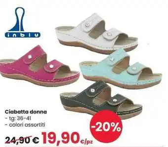 inblu Ciabatta donna