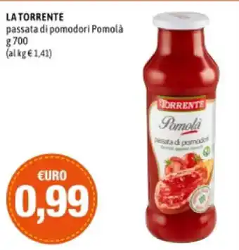 LA TORRENTE passata di pomodori Pomolà g 700