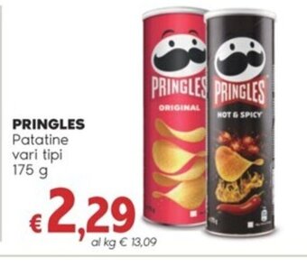 Quick Sisa PRINGLES Patatine vari tipi 175 g offerta