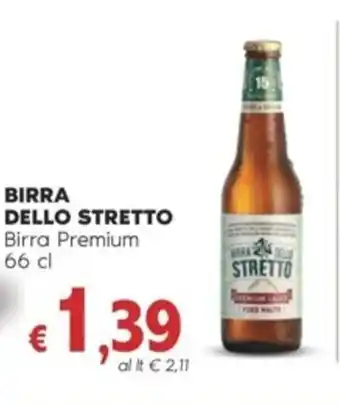BIRRA DELLO STRETTO Birra Premium 66 cl