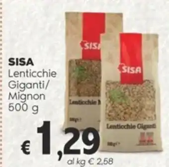 SISA Lenticchie Giganti/ Mignon 500 g