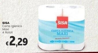 Quick Sisa SISA Carta Igienica Maxi 4 Rotoli offerta