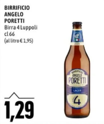Madis BIRRIFICIO ANGELO PORETTI Birra 4 Luppoli cl 66 offerta