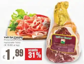 DiMeglio Valli Del Cimone Prosciutto crudo nazionale offerta