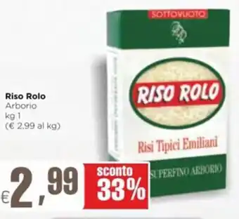 DiMeglio Riso Rolo Arborio kg 1 offerta