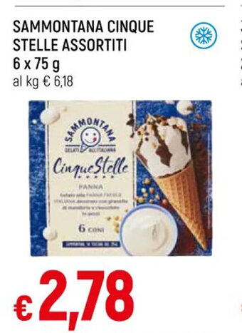 Famila Market SAMMONTANA CINQUE STELLE ASSORTITI 6 x 75 g offerta