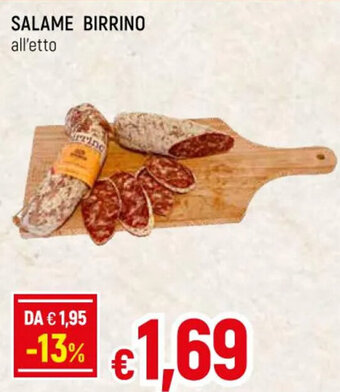Famila Market SALAME BIRRINO all'etto offerta