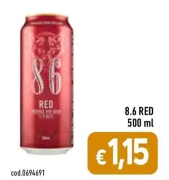 8.6 RED 500 ml