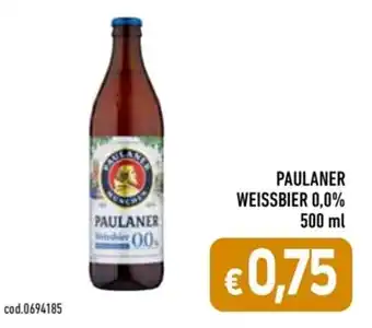 C+C Cash and Carry PAULANER WEISSBIER 0,0% 500 ml offerta