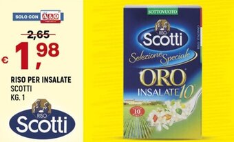 A&O RISO PER INSALATE SCOTTI KG. 1 offerta