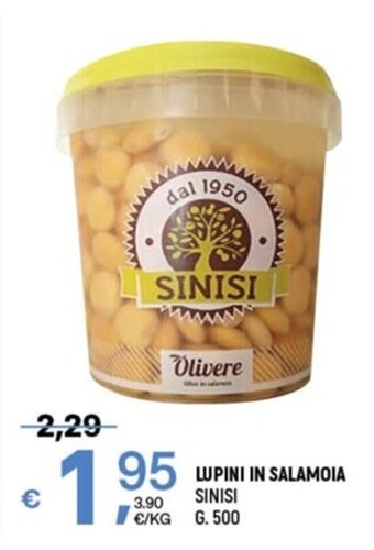 LUPINI IN SALAMOIA SINISI G. 500