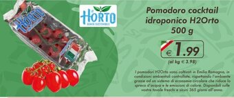 Sì con te Pomodoro cocktail idroponico H2Orto 500 g offerta