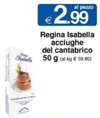 Regina Isabella acciughe del cantabrico 50 g