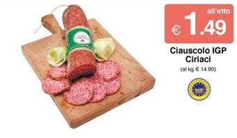 Ciauscolo IGP Ciriaci