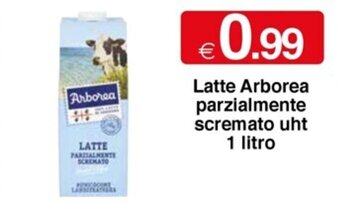 Latte Arborea parzialmente scremato uht 1 litro