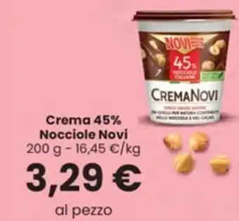 Interspar Crema 45% Nocciole Novi 200 g offerta