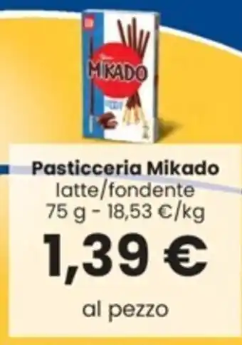Interspar Pasticceria Mikado latte/fondente 75 g offerta