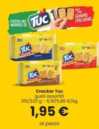 Interspar Cracker Tuc gusti assortiti 315/333 g offerta