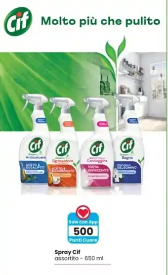 Spray Cif assortito - 650 ml