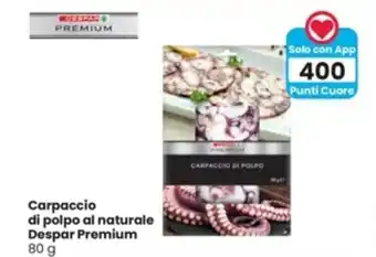 Carpaccio di polpo al naturale Despar Premium 80 g