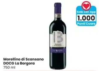 Interspar Morellino di Scansano DOCG La Borgora 750 ml offerta