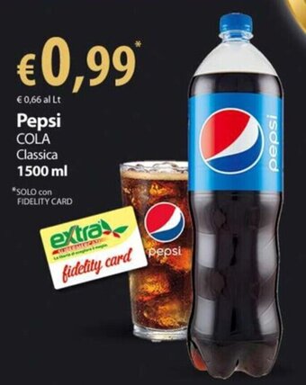 Extra Supermercati Pepsi COLA Classica 1500 ml offerta