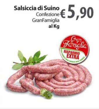 Extra Supermercati Salsiccia di Suino offerta