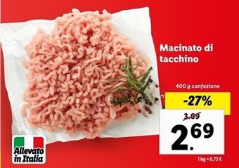 Lidl Macinato di tacchino offerta