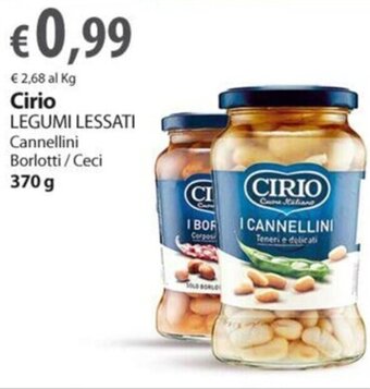 Extra Supermercati Cirio LEGUMI LESSATI Cannellini Borlotti/Ceci 370 g offerta
