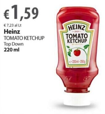 Extra Supermercati HEINZ TOMATO KETCHUP Top Down 220 ml offerta