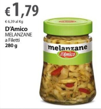 Extra Supermercati D'Amico MELANZANE a Filetti 280 g offerta