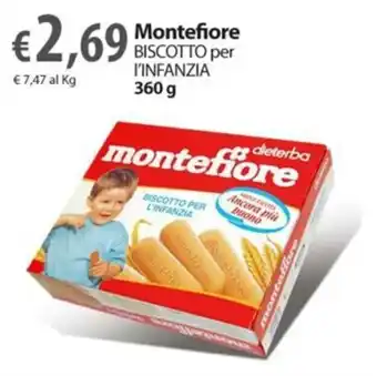 Extra Supermercati Montefiore BISCOTTO per I'INFANZIA 360 g offerta
