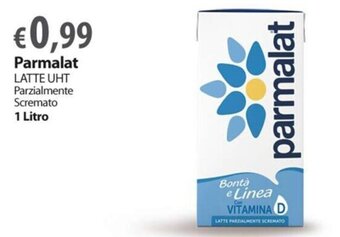 Extra Supermercati Parmalat LATTE UHT Parzialmente Scremato 1 Litro offerta